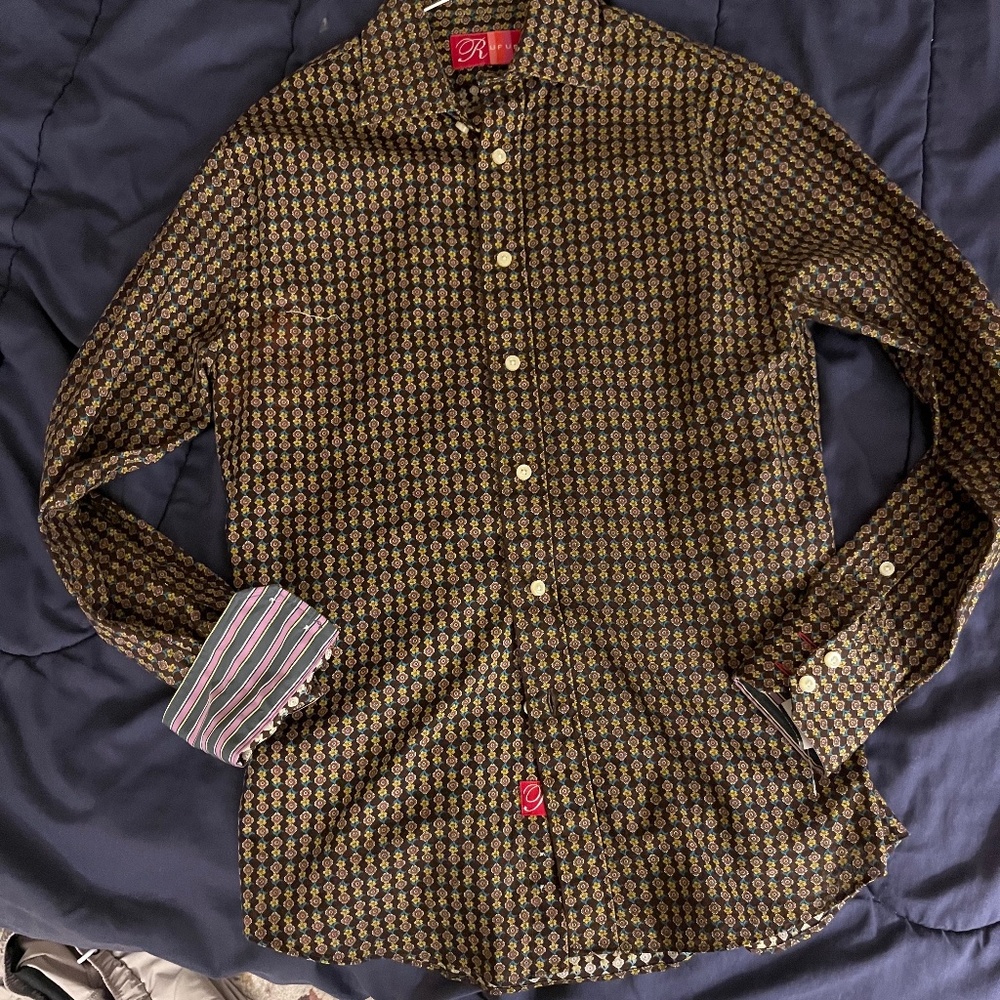 Rufus Mens 70s Style Dress Shirt